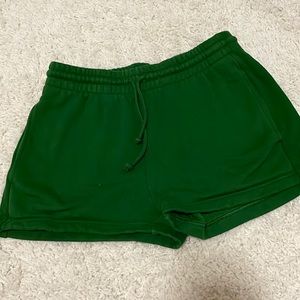 Aritzia cozy fleece shorts TNA